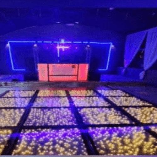 A energia da pista de dança