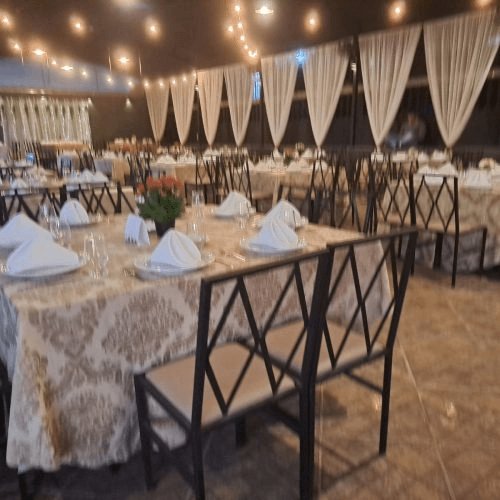 Recepção elegante para familiares e convidados