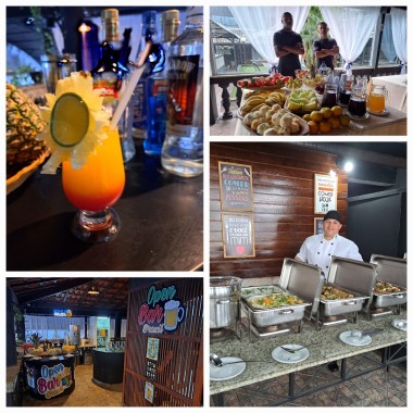 Cerimônia ao ar livre na Chácara Brazil