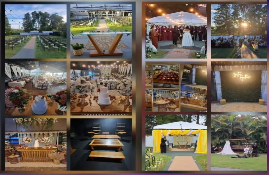 Decoração Brazil para casamento