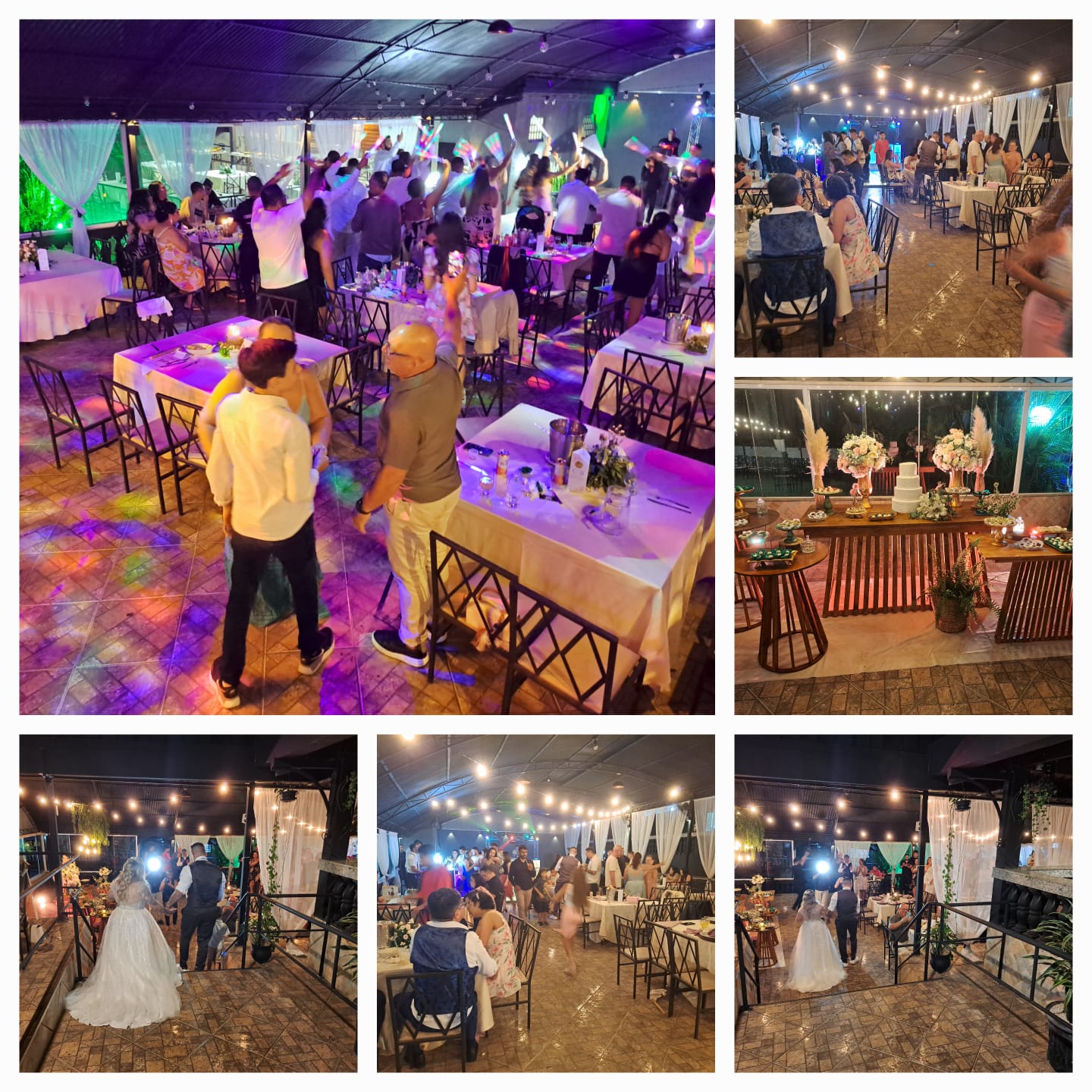 Casamento ao ar livre na Chácara Brazil